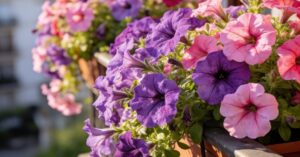 Petunia i surfinia: uprawa ogrodowa, gdy petunia zwisająca chce zwisać