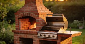 Grill murowany z cegły: projekt i budowa krok po kroku